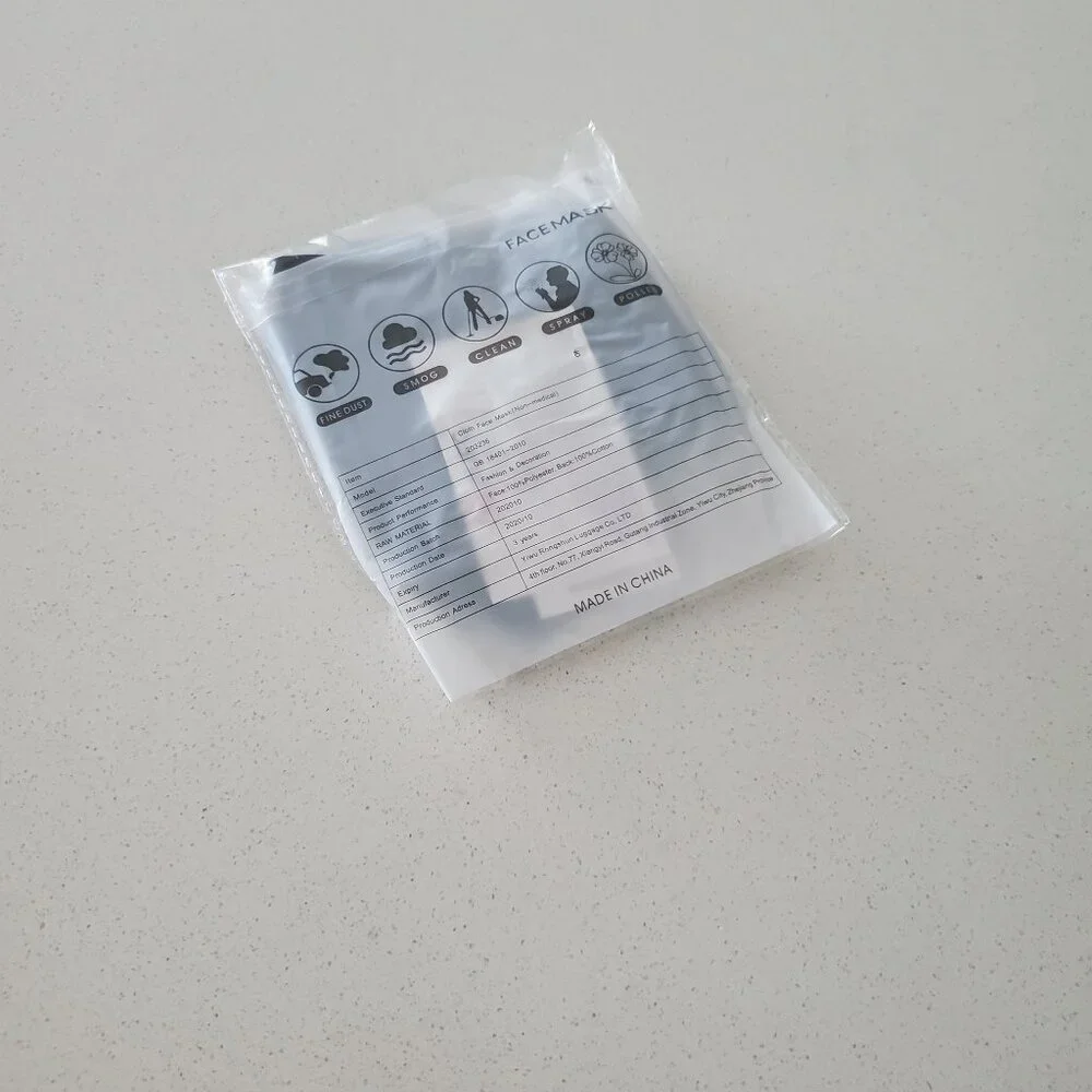 (NEW) Black Facemask